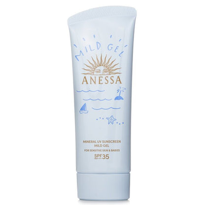 Anessa Mineral UV Sunscreen Mild Gel SPF35 For Sensitive Skin & Babies 90g