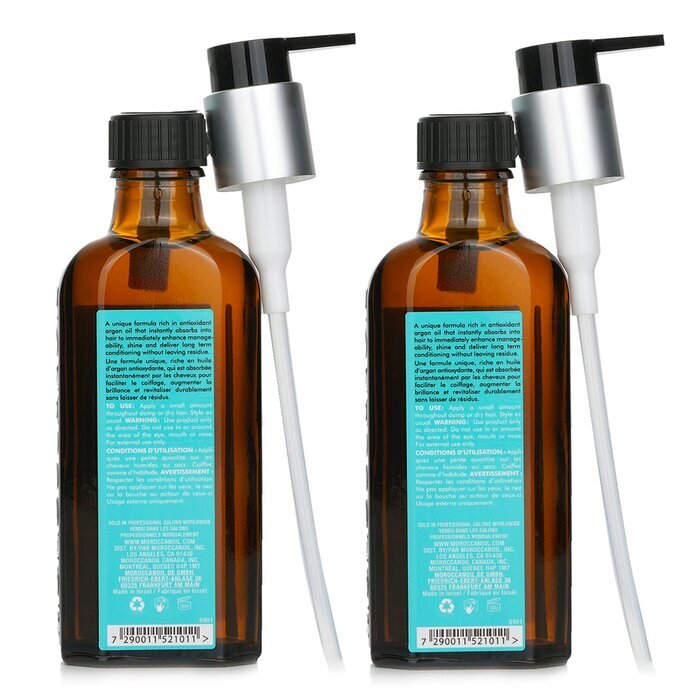 Moroccanoil-Behandlung – Original (für alle Haartypen) Duo-Set 200 ml (100 ml x 2)