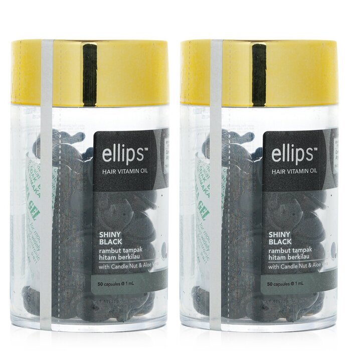 Ellips Hair Vitamin Oil - Shiny Black Duo 2x50capsules