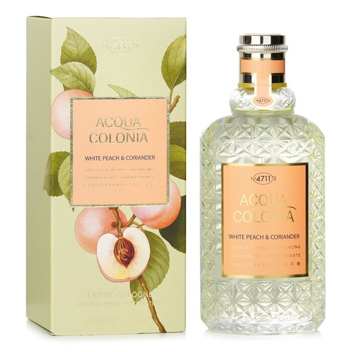 4711 Acqua Colonia White Peach & Coriander Eau De Cologne Spray 170ml/5.7oz x2