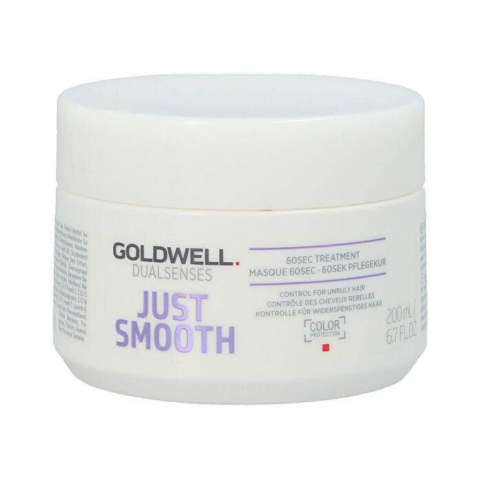 Goldwell Dual Senses Just Smooth 60SEC Treatment (Control For Unruly Hair) 200ml/6.7oz