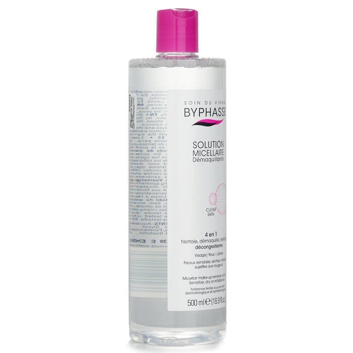 BYPHASSE Vegan Micellar Mu Remover Solution 500ml