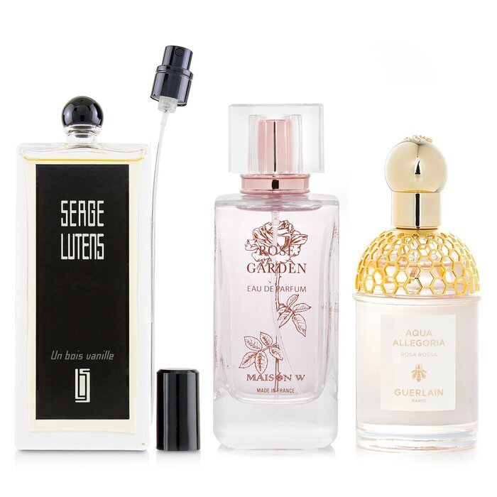 Maison W x Guerlain x Serge Luten-Rose &amp; Un Bois Vanille Eau De Parfum Spray Bundle 3tlg