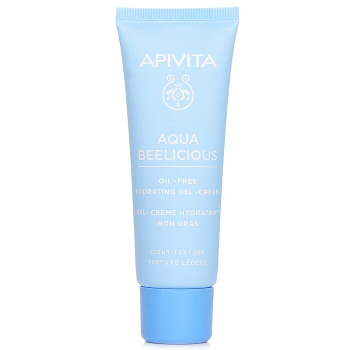 Apivita Aqua Beelicious, ölfreie, feuchtigkeitsspendende Gelcreme mit Blumen und Honig, leichte Textur, 40 ml