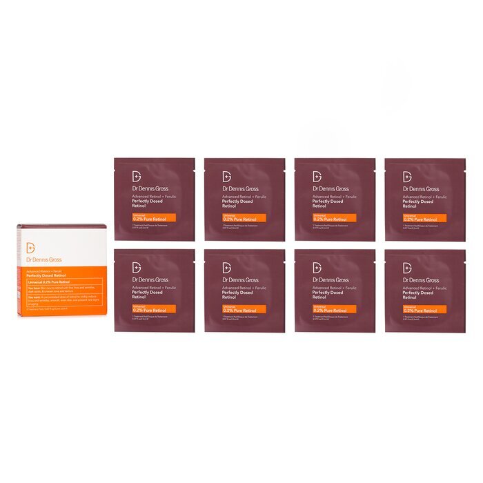 Dr Dennis Gross Advanced Retinol + Ferulic Perfectly Dosed Retinol Treatments 2.2ml x 8pads