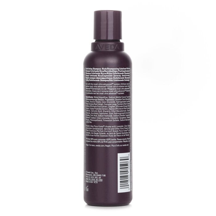 Aveda Invati Ultra Advanced Exfoliating Shampoo Rich (Für dünner werdendes Haar) 200 ml