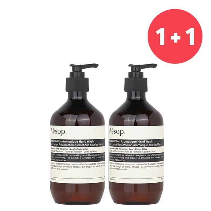 Aesop 【Buy 1 Get 1】Resurrection Aromatique Hand Wash   (Add ONE to Cart and get TWO) 500ml/17.99oz