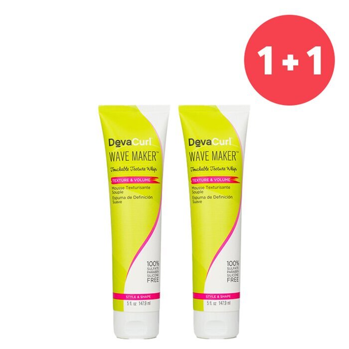 DevaCurl 【1 kaufen, 1 bekommen】 Wave Maker (Touchable Texture Whip – Textur &amp; Volumen) (EINEN in den Warenkorb legen und ZWEI bekommen) 147,9 ml/5 oz