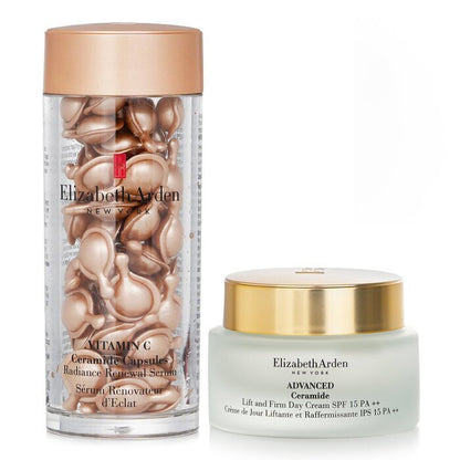 Elizabeth Arden Ceramide Vitamin C - Radiance Renewal Serum + Advanced Ceramide Lift and Firm Day Cream SPF 15 2pcs