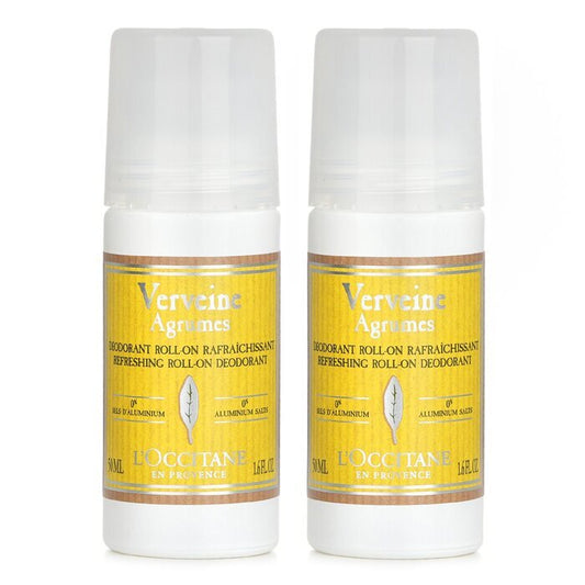 L'Occitane 【1+1 Set】Citrus Verbena Refreshing Roll-On Deodorant 50ml x2