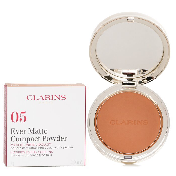 Clarins Ever Matte Kompaktpuder – 05 Medium Deep, 10 g