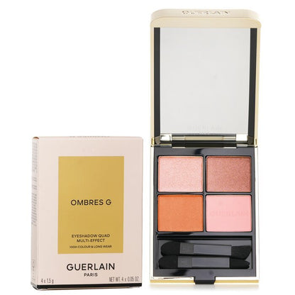 Guerlain Ombres G 4 Farben Lidschattenpalette – 129 Honey Amber, 4 x 1,5 g