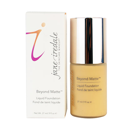 Jane Iredale Beyond Matte Liquid Foundation – Nr. M6 (Mittel mit pfirsichfarbenen/goldenen Untertönen) 27 ml/0,9 oz