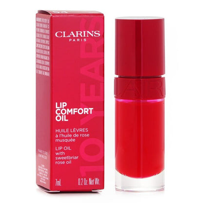 Clarins Lip Comfort Oil – 54 Iconic Red, 7 ml