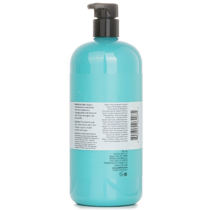 Anthony Logistics For Men Algen-Gesichtsreiniger (normale bis trockene oder empfindliche Haut) 946 ml