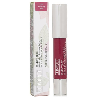 Clinique Chubby Stick Feuchtigkeitsbalsam – 28 Roomiest Rose, 3 g