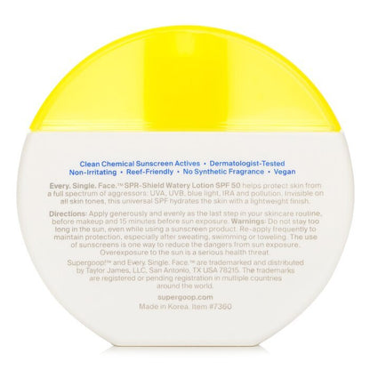 Supergoop Every. Single. Face. Wässrige Lotion LSF 50 50 ml