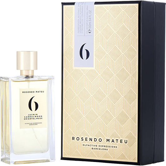 Rosendo Mateu Eau de Parfum Spray – 6 Jasmin, Sandelholz, orientalischer Moschus 100 ml