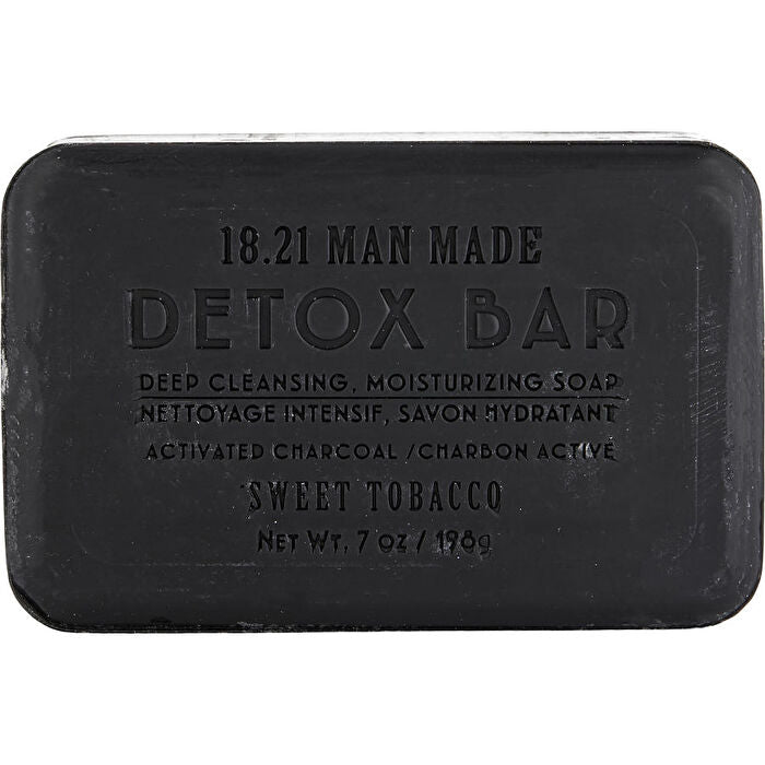 18.21 Man Made Detox Bar - Deep Cleansing, Moisturizing Soap - # Sweet Tobacco 198g/7oz