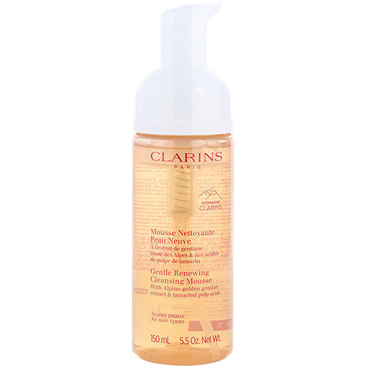 Clarins Sanftes, erneuerndes Reinigungsmousse mit Pumpe, 150 ml