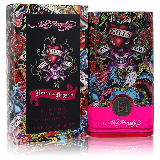 Christian Audigier Ed Hardy Hearts &amp; Daggers Eau De Parfum Spray 100 ml/3,4 oz
