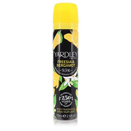 Yardley London Yardley Freesia &amp; Bergamotte Körperduftspray 77 ml/2,6 oz