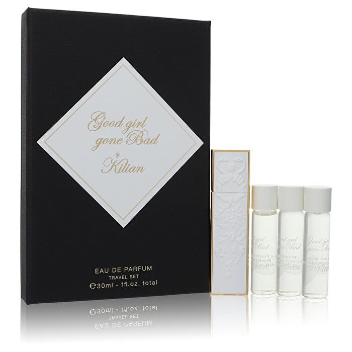 Kilian Good Girl Gone Bad Travel Spray includes 1 White Travel Spray with 4 Refills 4 x.25 oz 7ml/0.25oz