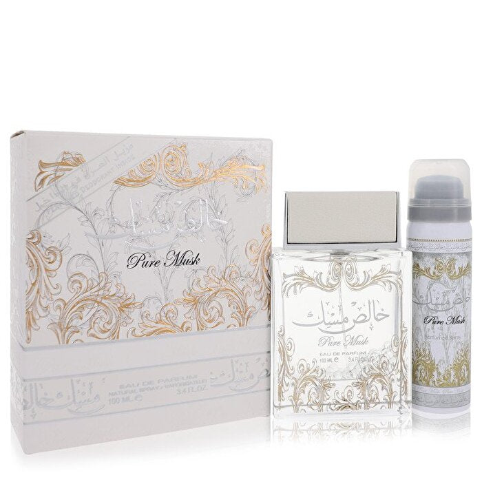 Lattafa Lattafa Pure Khalis Musk Eau De Parfum Spray Plus 1.7 Deodorant 100ml/3.4oz