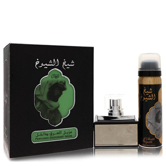 Lattafa Lattfa Sheikh Al Shuyukh Eau De Parfum Spray mit Deodorant Spray 50 ml/1,7 oz