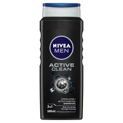 Nivea Men Duschgel Active Clean 500ml/16.9oz