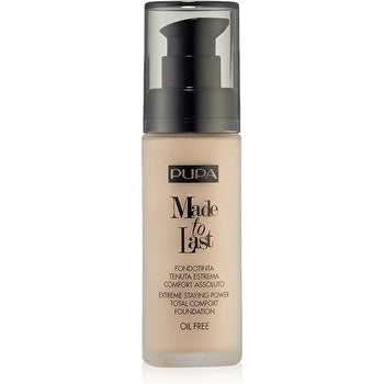 Pupa Made To Last Total Comfort Foundation Spf10 #010 Porcelain 30ml