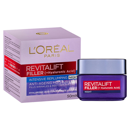 L'oreal Revitalift Filler (ha) Intensive Replumping Anti-Aging Nachtcreme, 50 ml