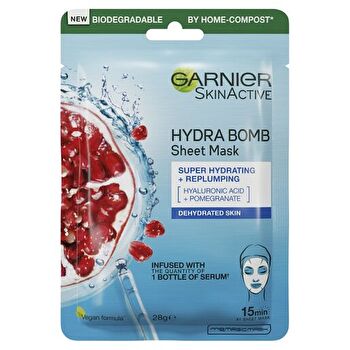 Garnier Hydra Bomb Hyaluronic Acid + Pomegranate Sheet Mask 28g