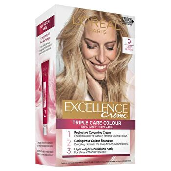 L'Oreal Paris Excellence Cr?me Permanent Hair Colour - 9 Light Blonde