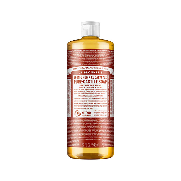 Dr. Bronners Pure-castile Magic Soap Liquid (18-in-1) Eucalyptus 946ml
