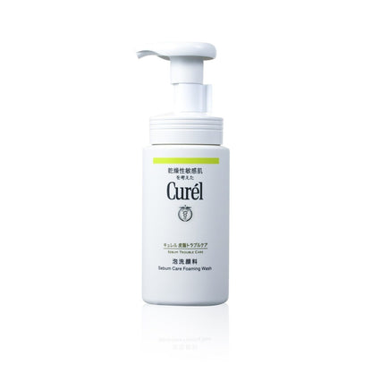 Curel Sebum Trouble Care Schaum-Gesichtswaschmittel 150 ml