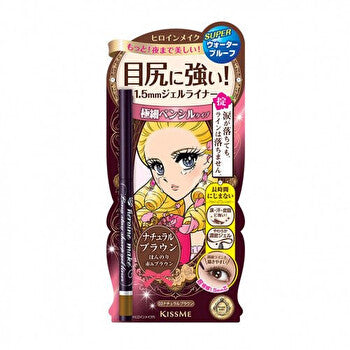 KISS ME Heroine Make Long Stay Sharp Gel Liner Super Waterproof - # 03 Natural Brown 0.07g