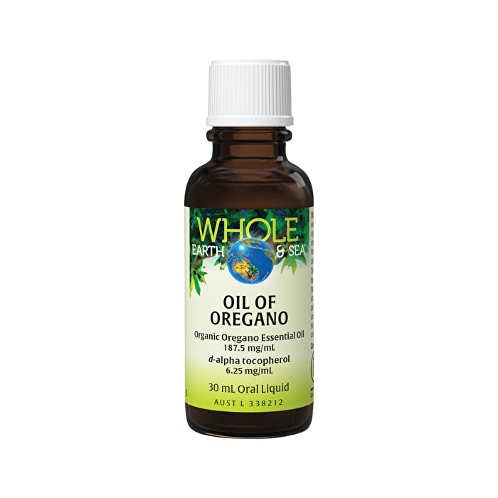 Whole Earth &amp; Sea Oregano-Öl zum Einnehmen, 30 ml